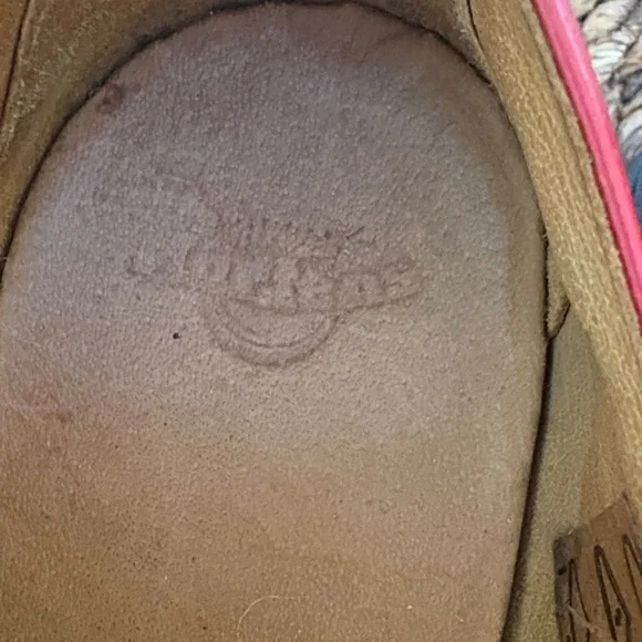 Dr Martens Indica Red Mary Jane Shoes 7 - Picture 5 of 11